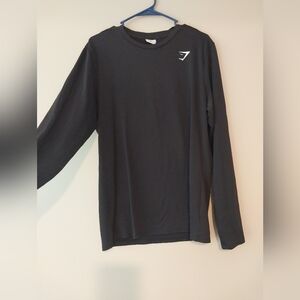 Long sleeve athletic Gym shark shirt XL Mens